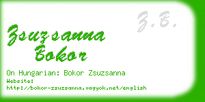 zsuzsanna bokor business card